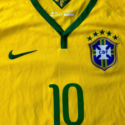 vintage Nike Brasil NEYMAR.JR10 home jersey {M}