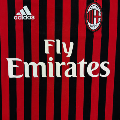 vintage Adidas Ac Milan home jersey {XS}