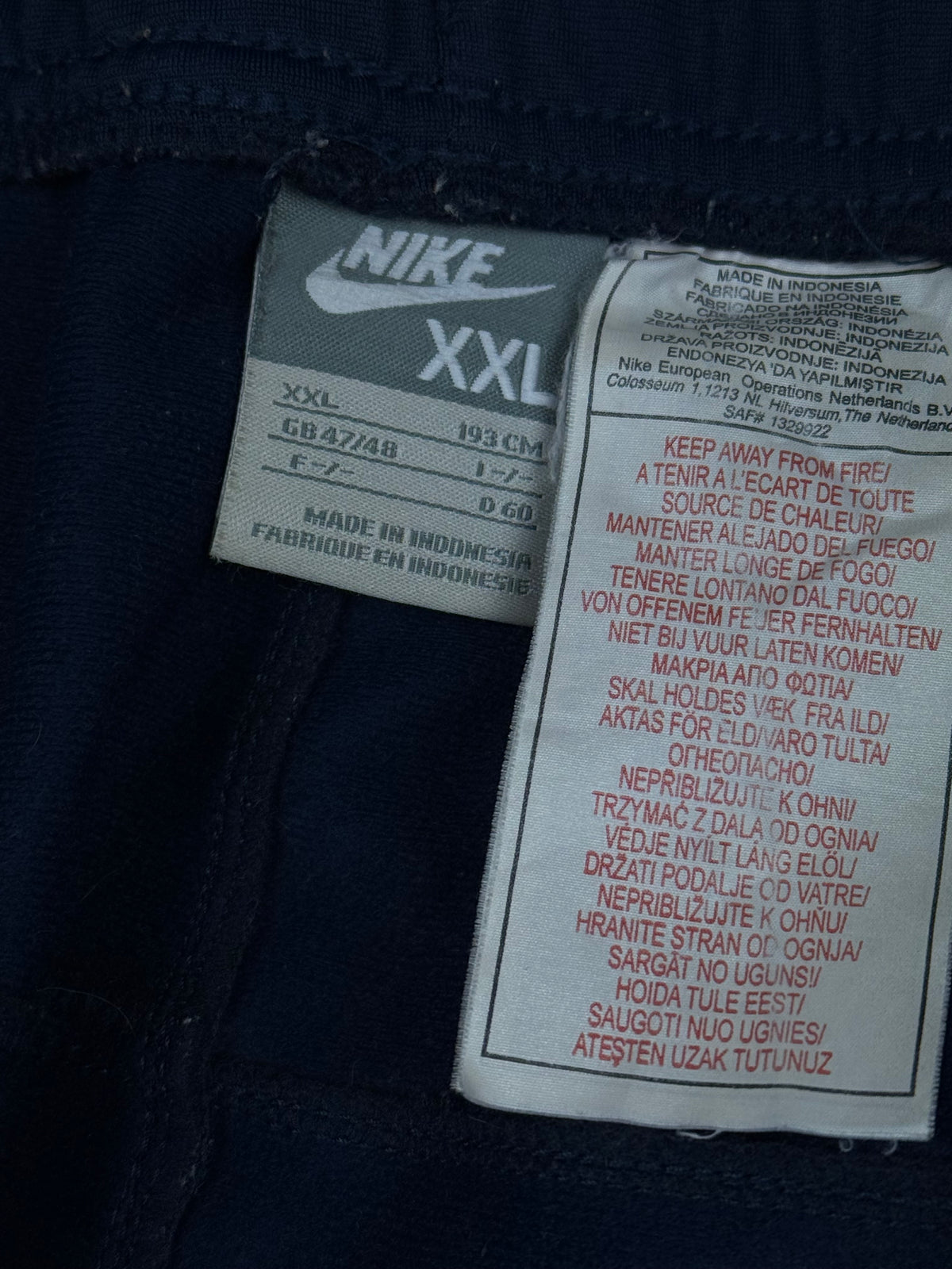 vintage navyblue Nike joggingpants {XXL}