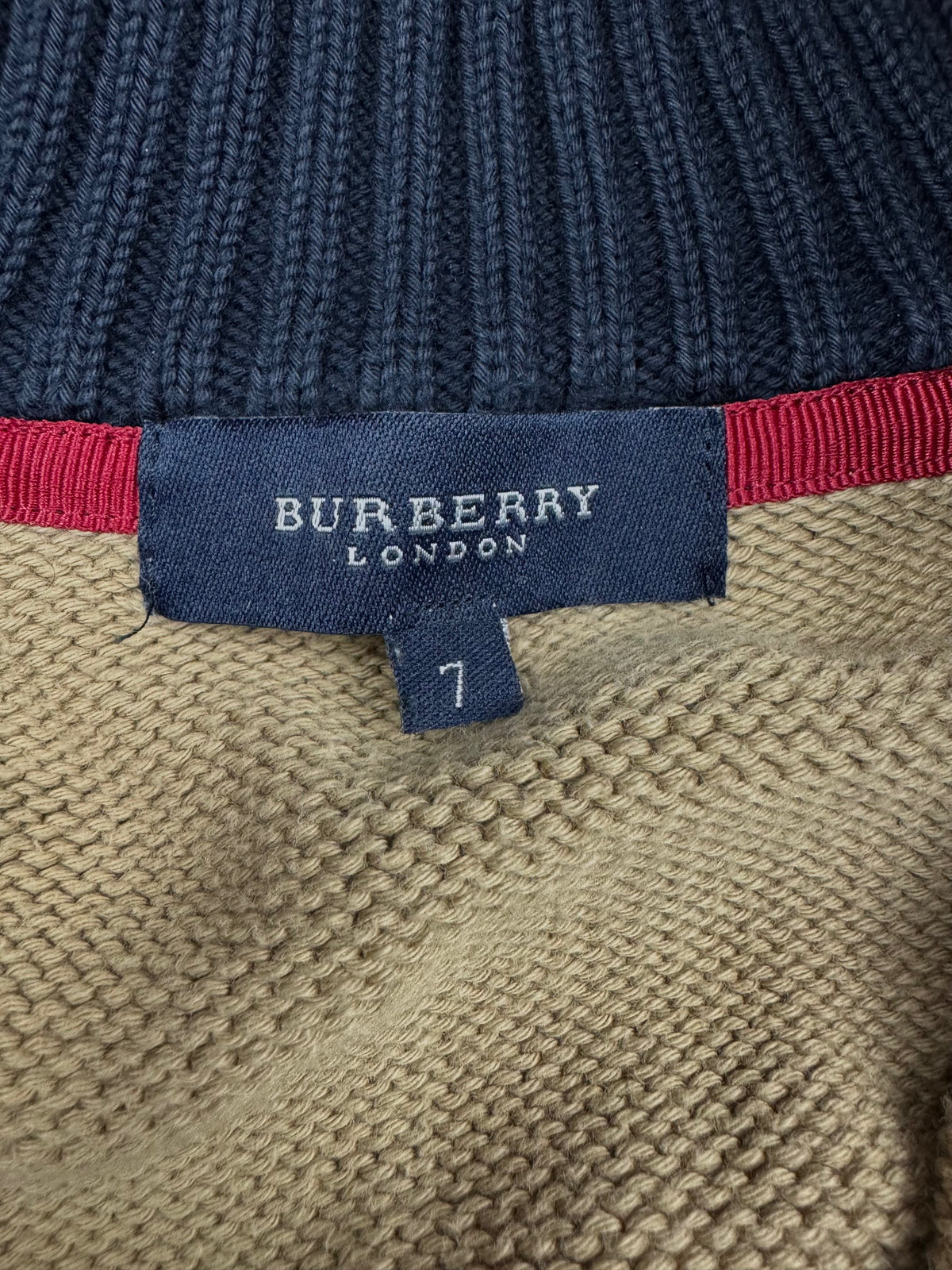 vintage Burberry sweatjacket {L}