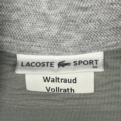 grey Lacoste trackjacket {S}