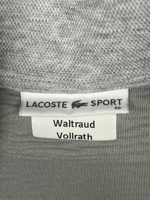 grey Lacoste trackjacket {S}