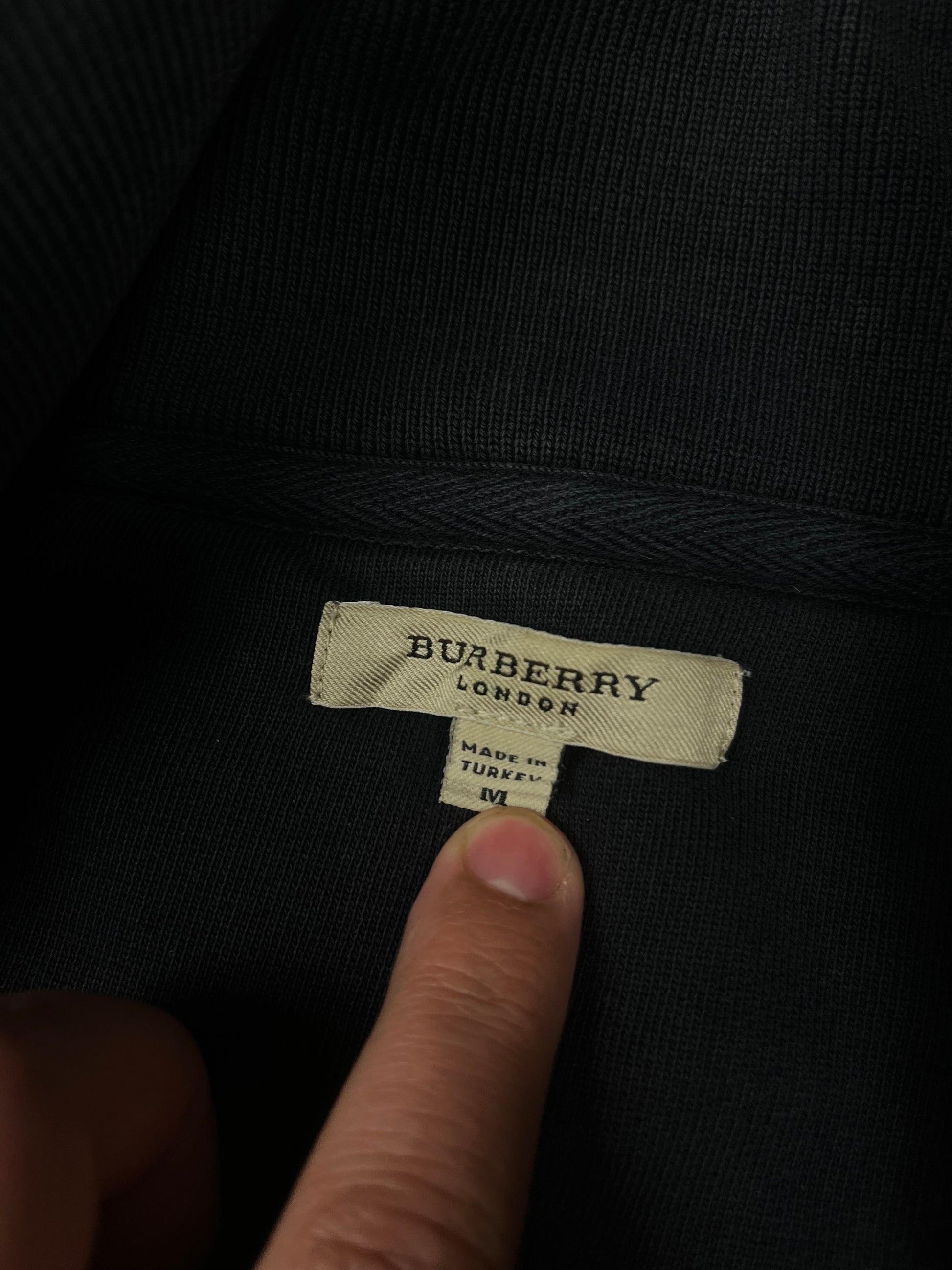 vintage Burberry sweatjacket {M}