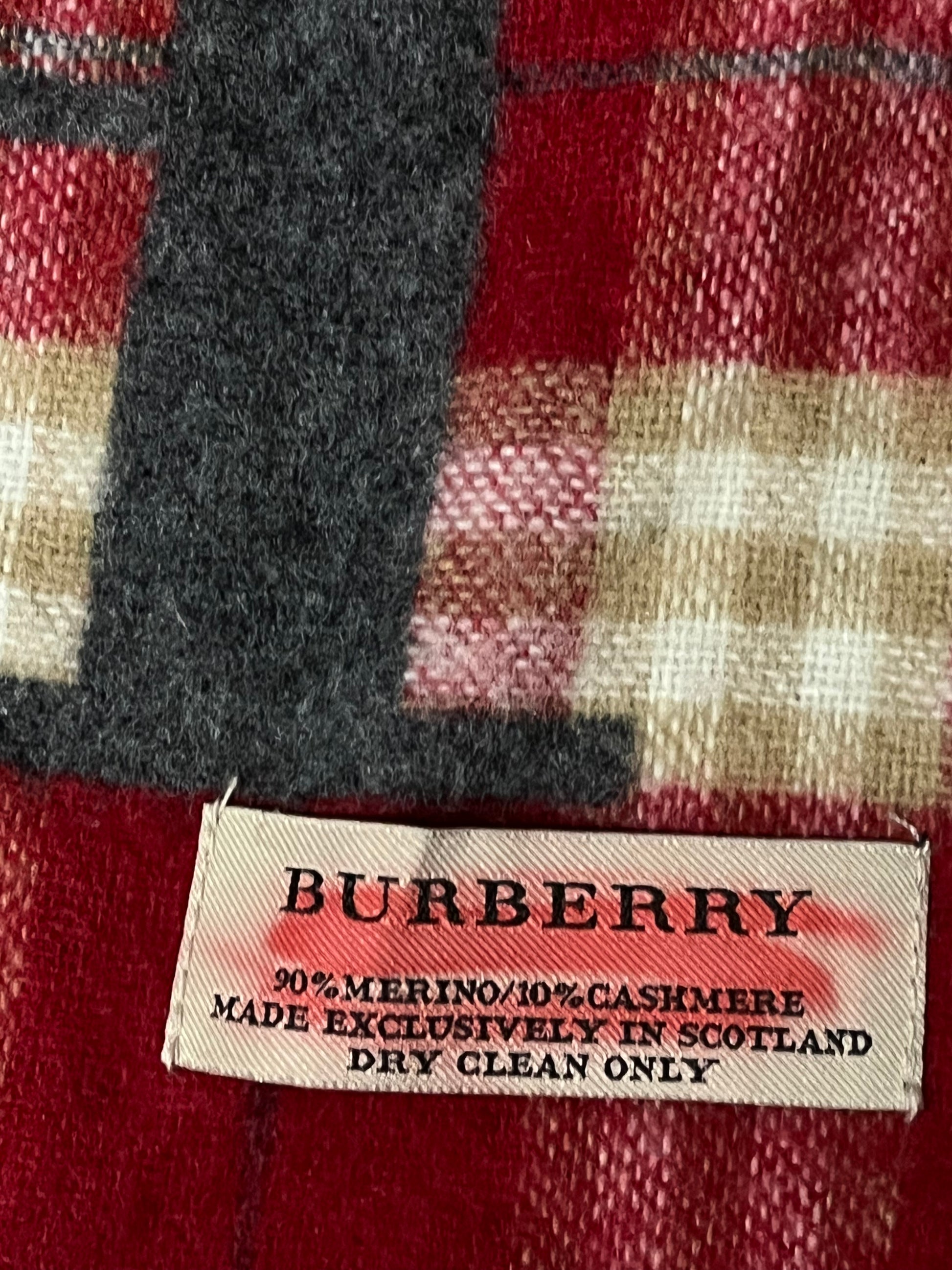 vintage Burberry scarf