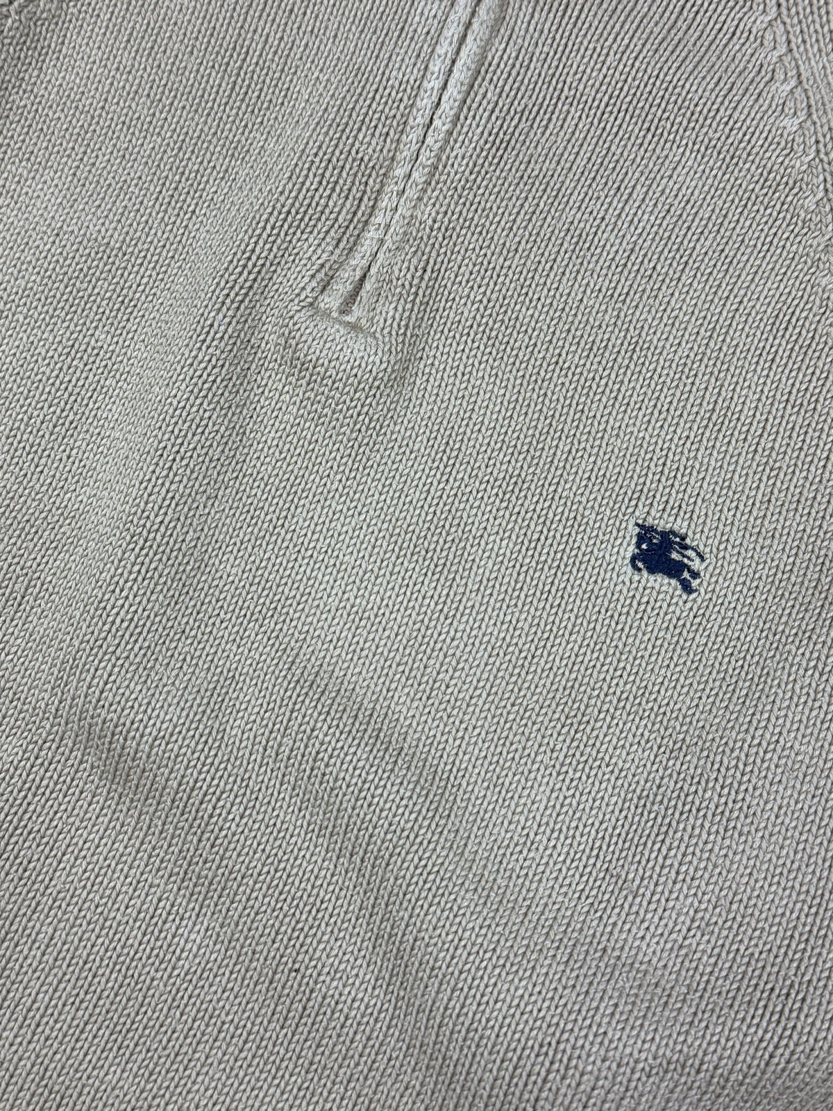 vintage Burberry quarterzip {M}