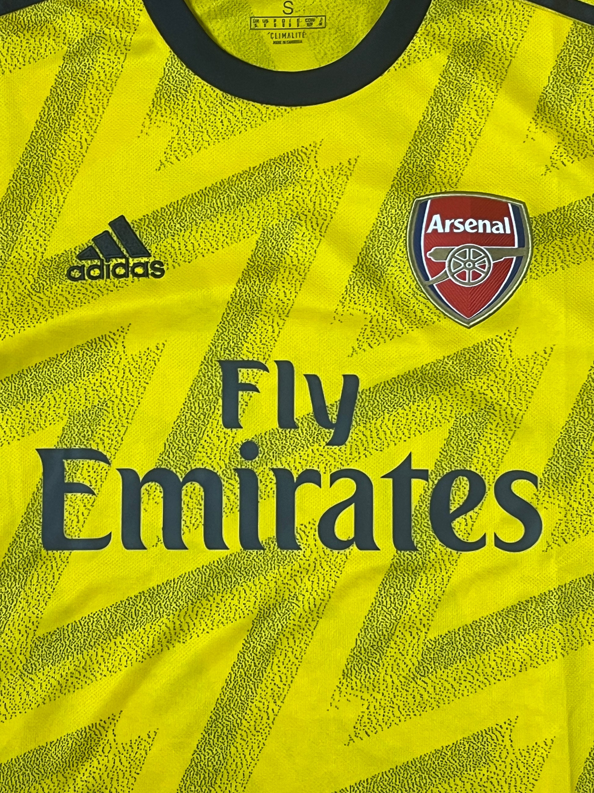 yellow Adidas Fc Arsenal 2019-2020 away jersey {S}