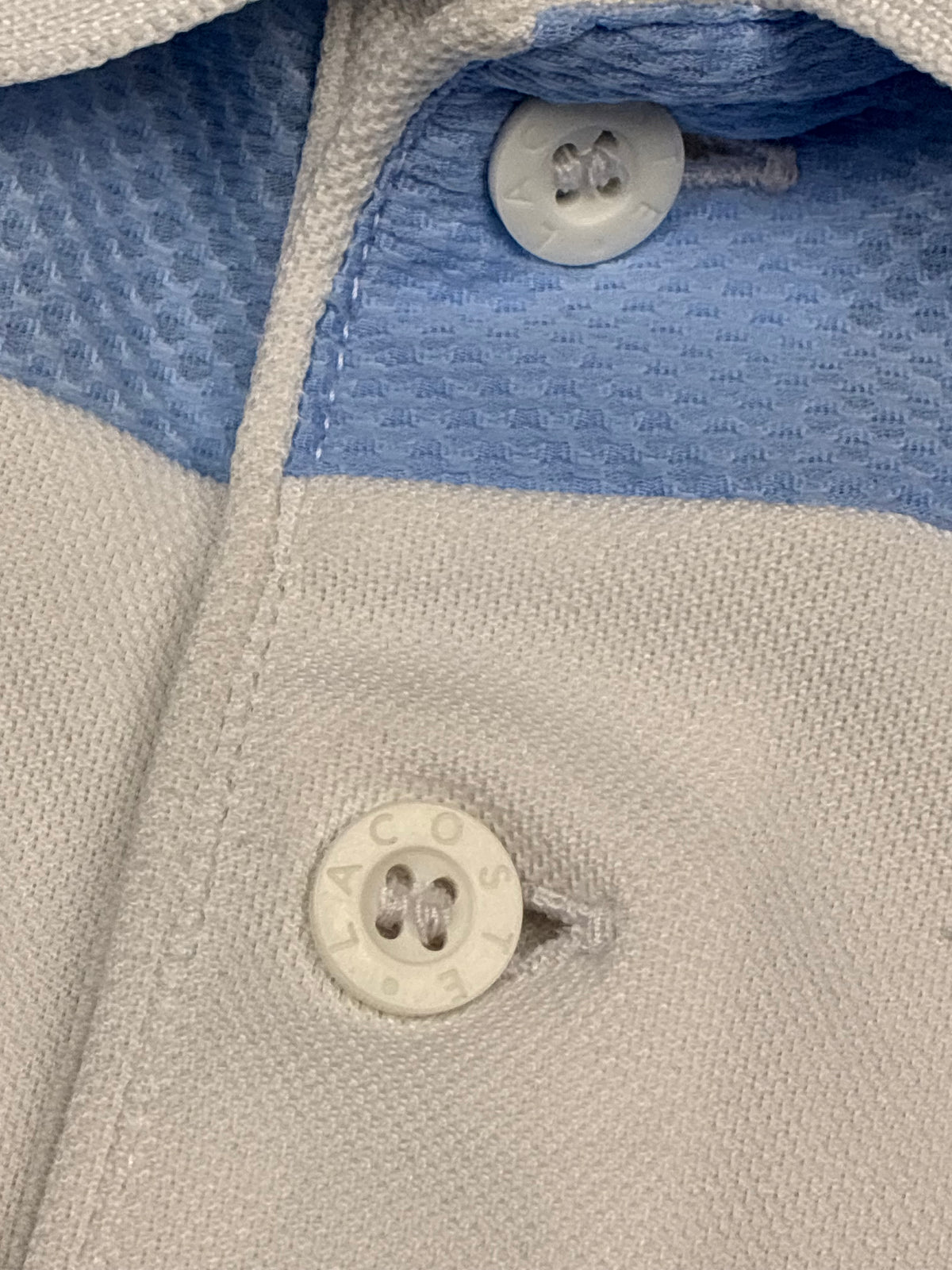 white Lacoste polo {XS}