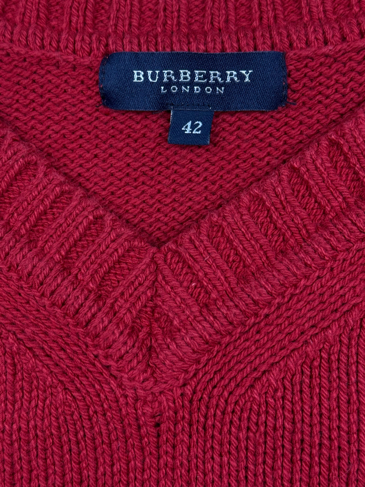 vintage Burberry knittedsweater {S}
