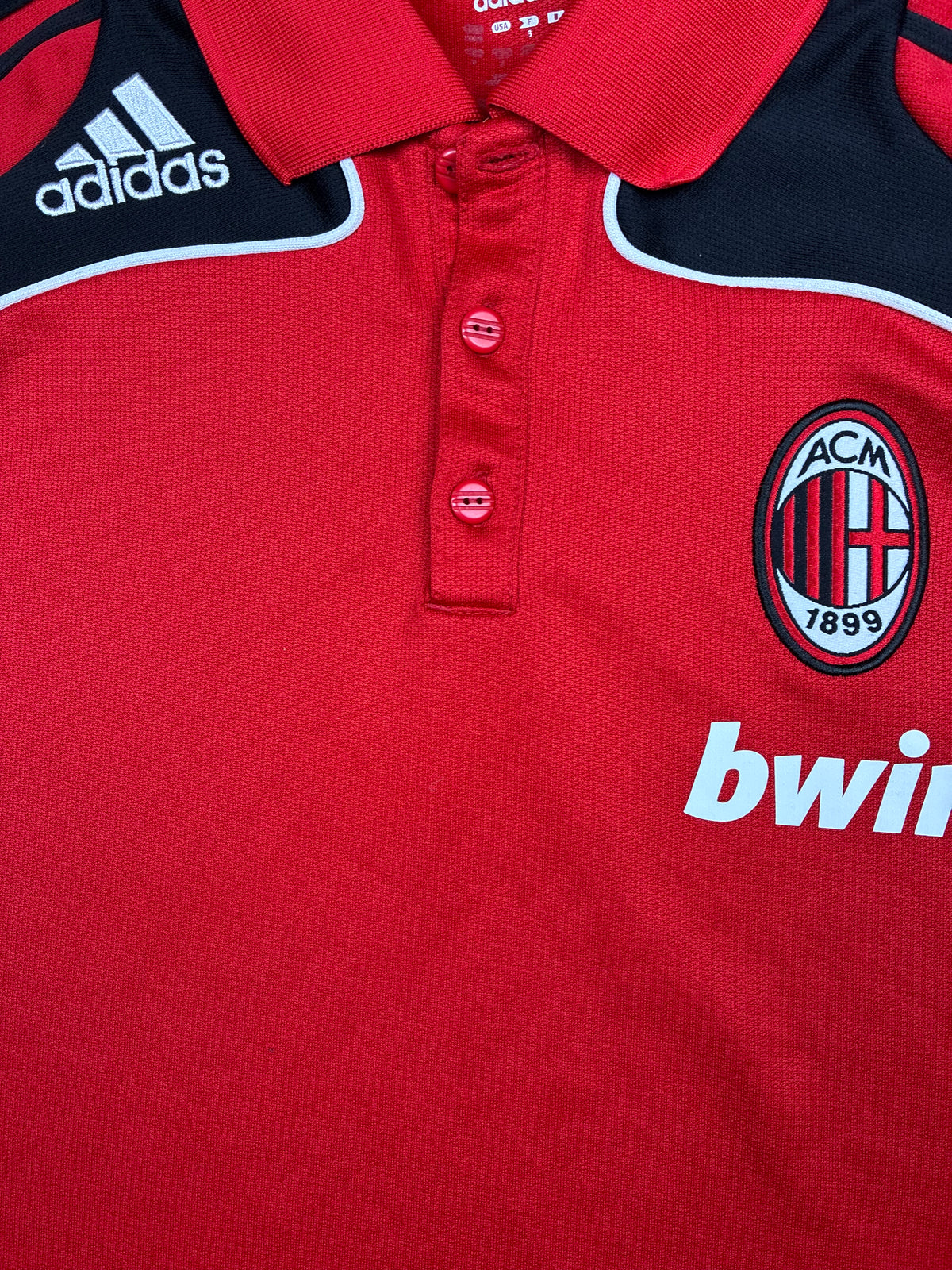 vintage Adidas Ac Milan polo {M}
