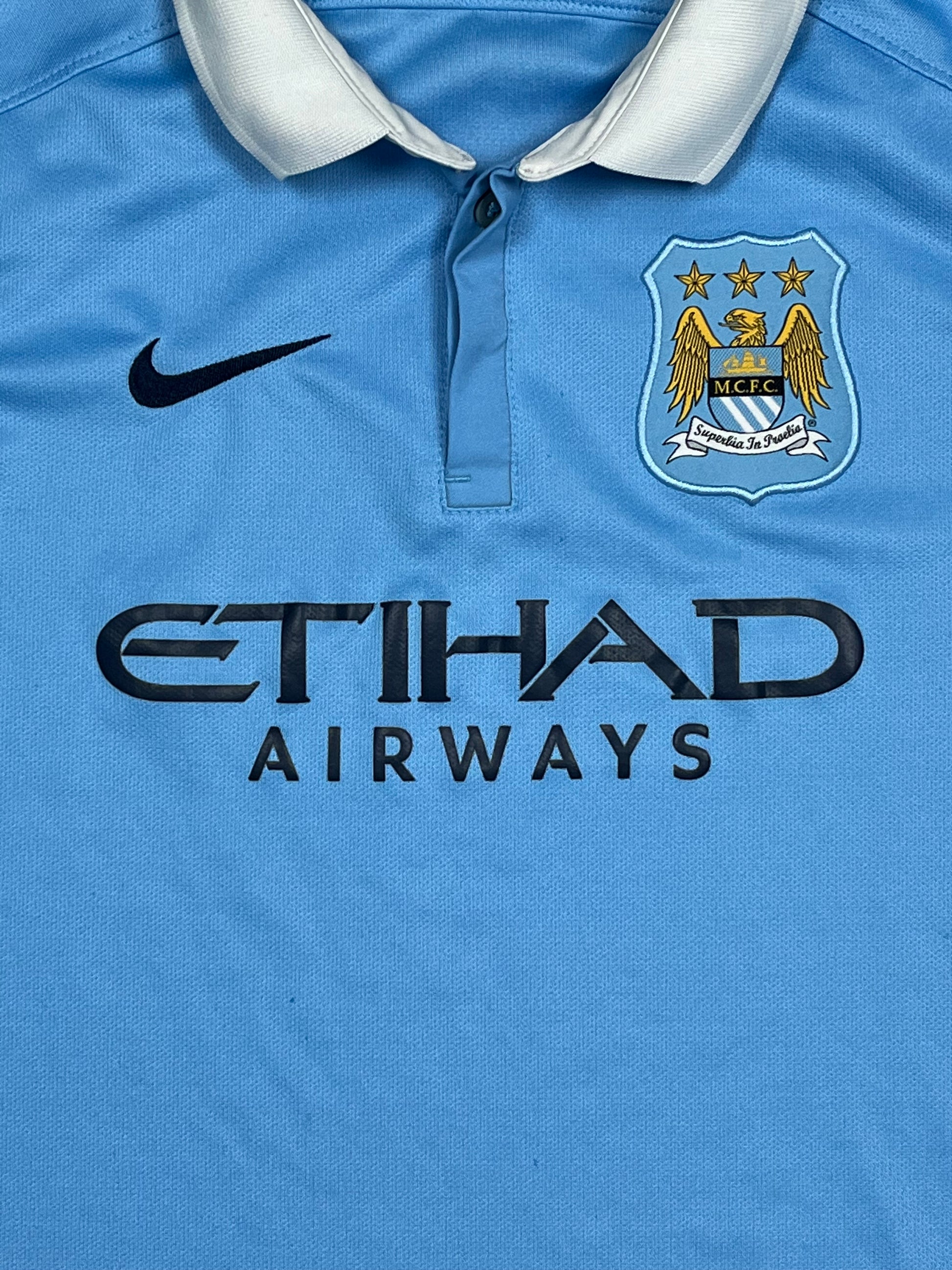 vintage Nike Manchester City 2015-2016 home jersey {XS}