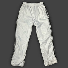 Load image into Gallery viewer, vintage Nike trackpants white {M}
