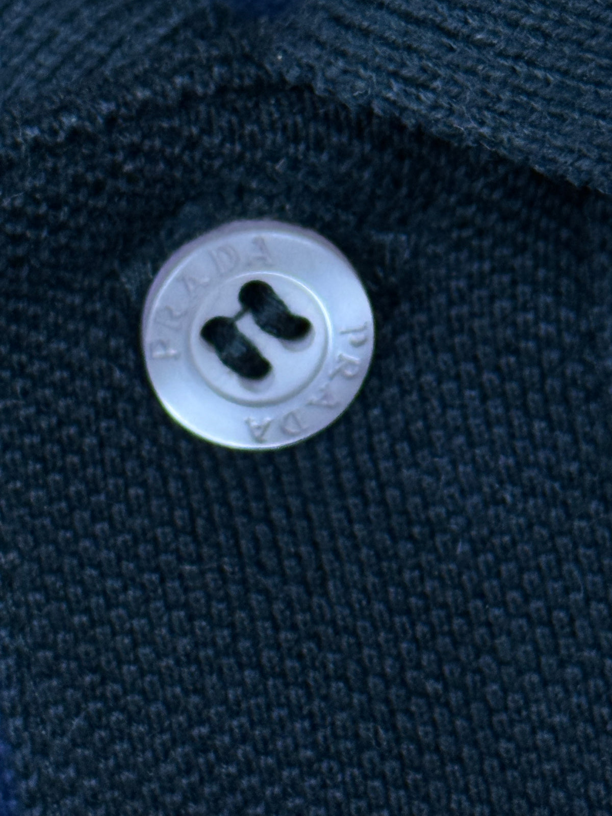 navyblue Prada polo long