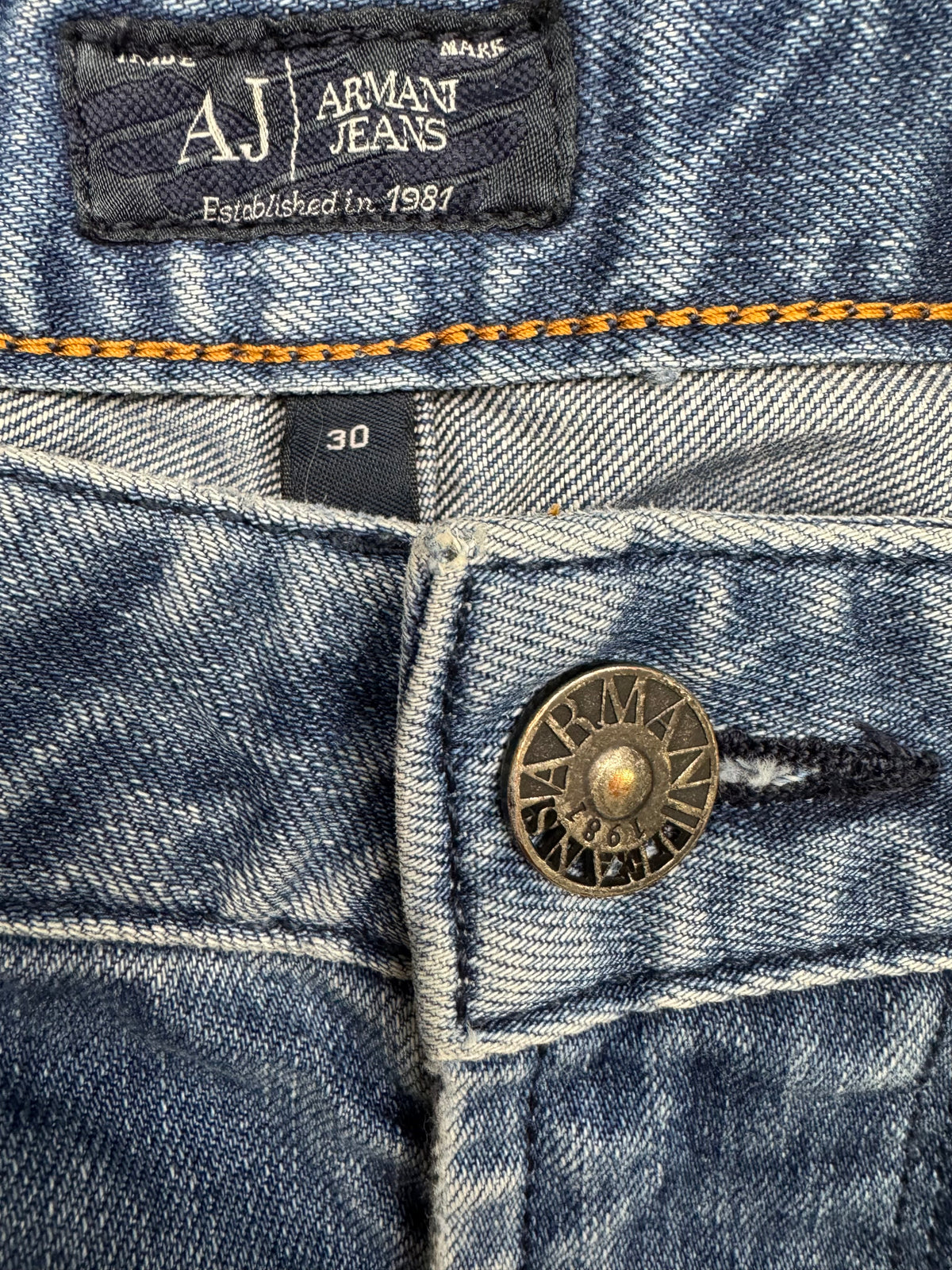 vintage Armani jeans {S}
