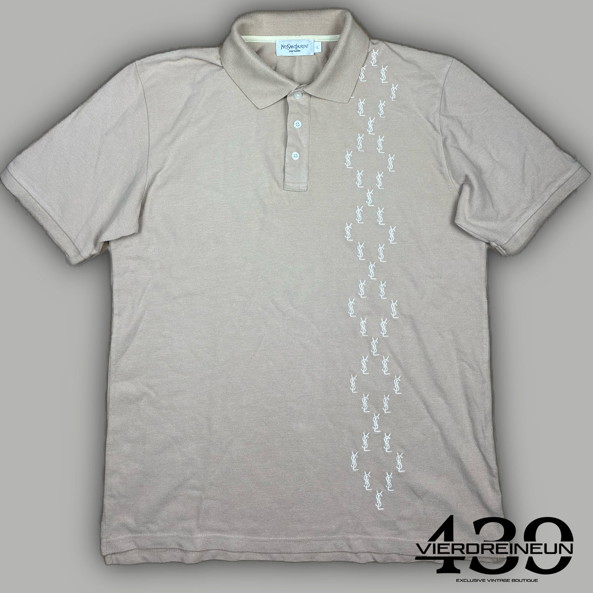 vintage YSL Yves Saint Laurent polo {L}