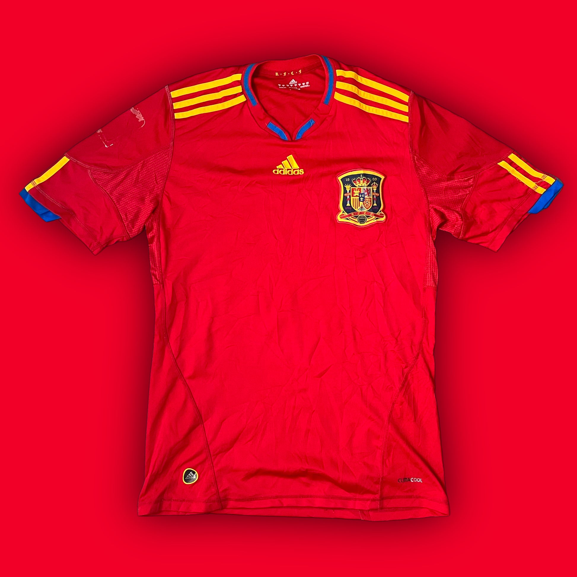 vintage Adidas Spain 2010 home jersey {M-L}