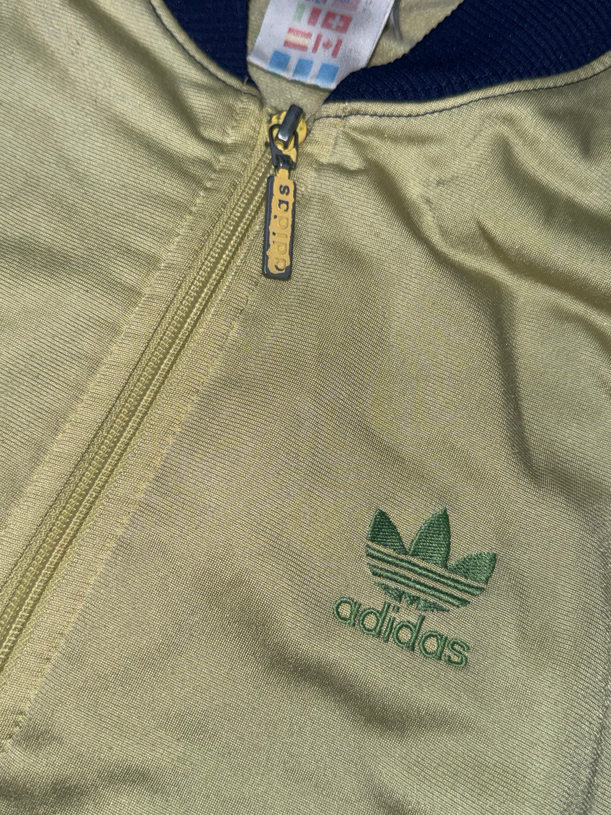 vintage Adidas trackjacket {S}