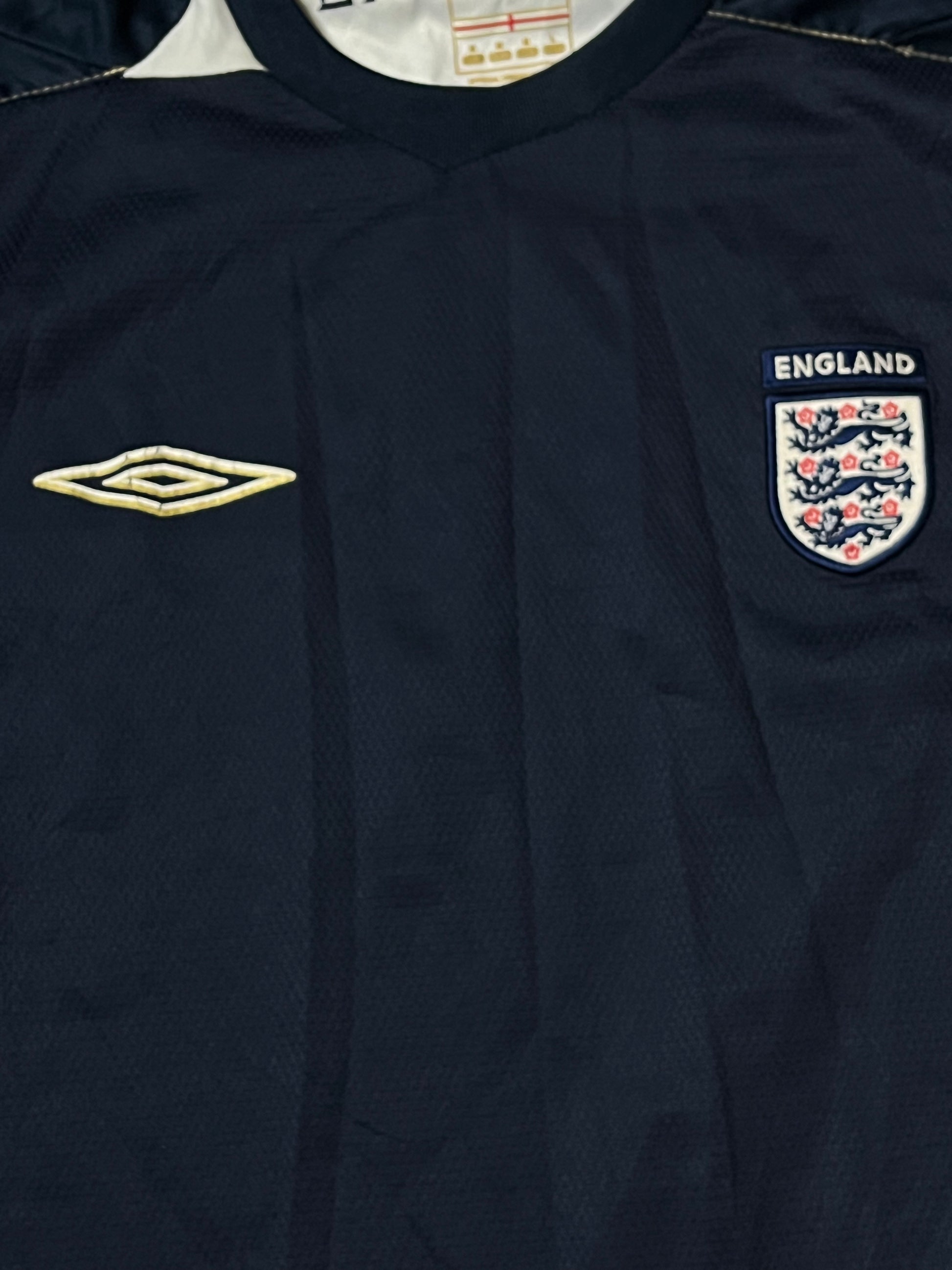 vintage Umbro England trainingsjersey {L}