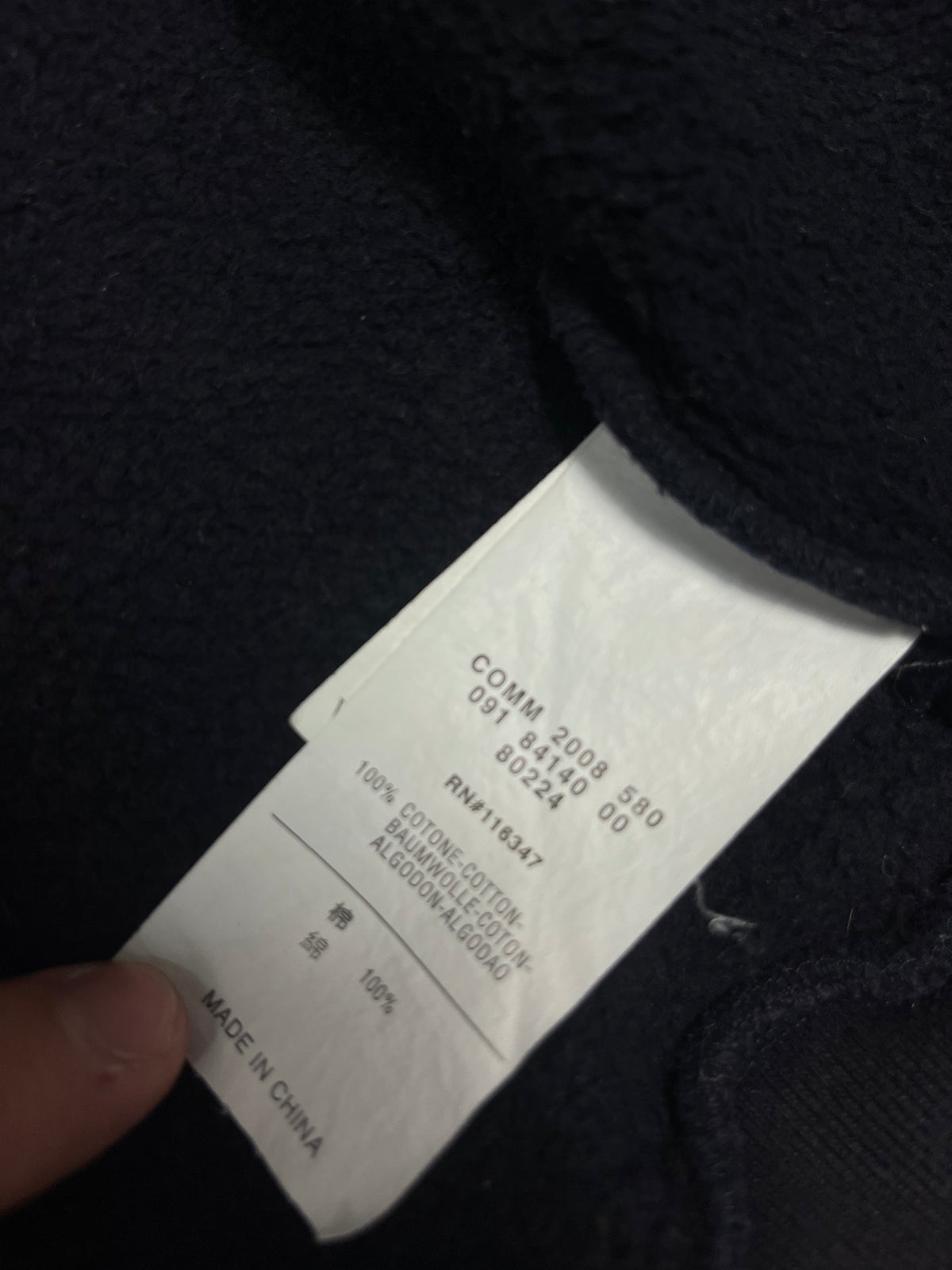 vintage Moncler sweatjacket {L}