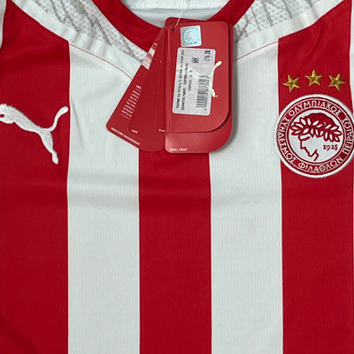 vintage Puma Olympiacos Piraeus home jersey DSWT {M}