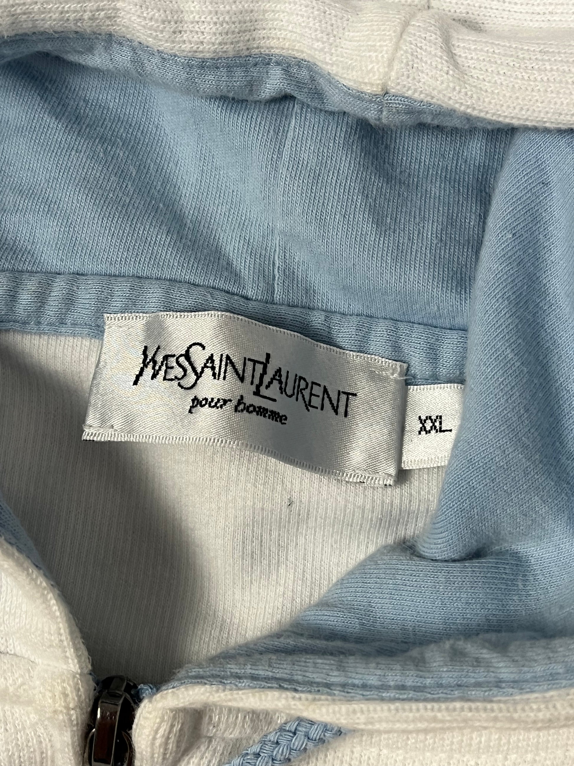 vintage YSL Yves Saint Laurent sweatjacket {XXL}