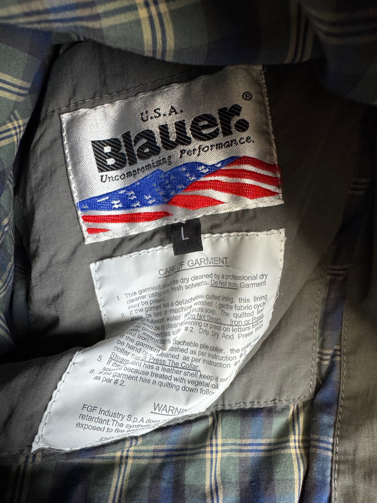 vintage Blauer winterjacket {L}