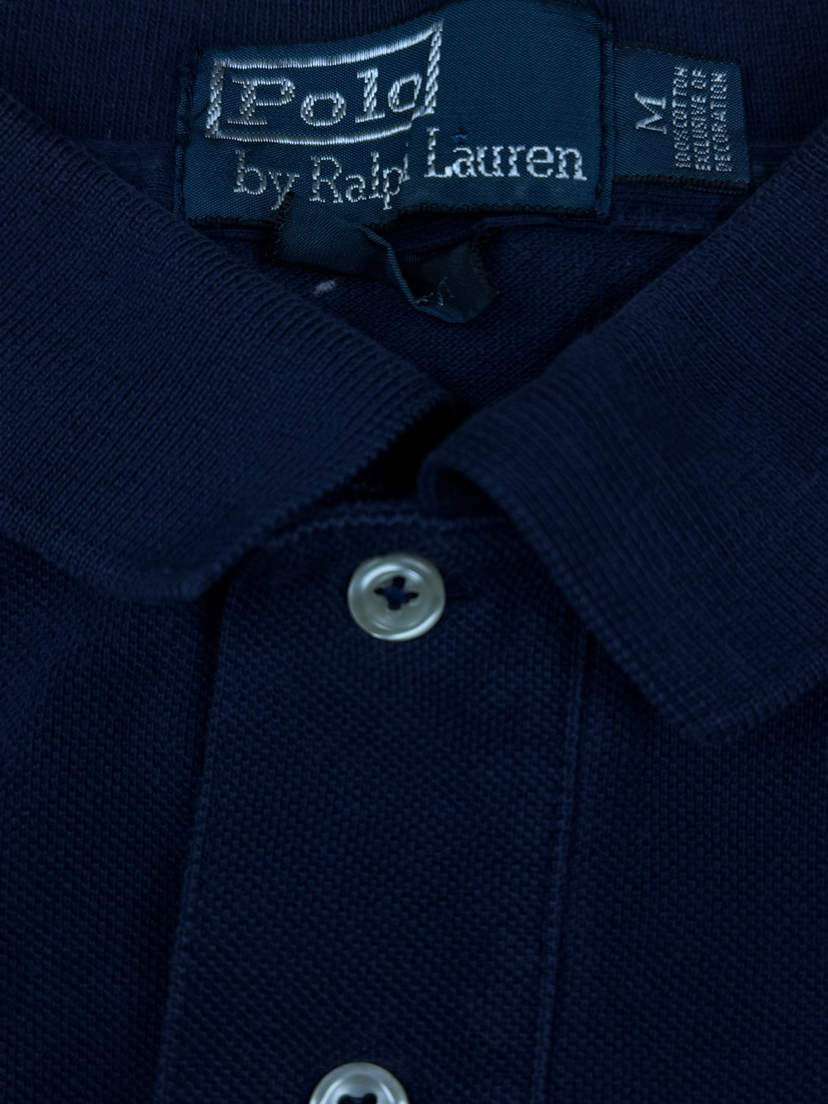 vintage navyblue Polo Ralph Lauren polo {M}