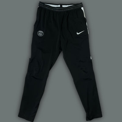 black Nike PSG Paris Saint Germain tracksuit {M}