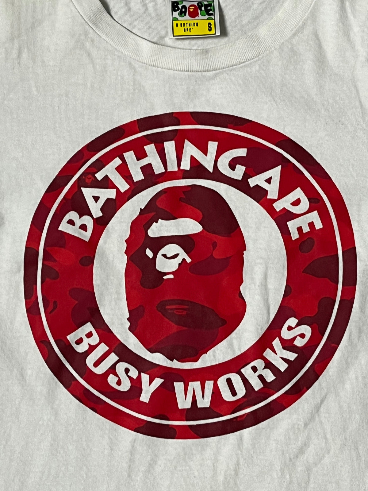 vintage BAPE a bathing ape t-shirt  {S}