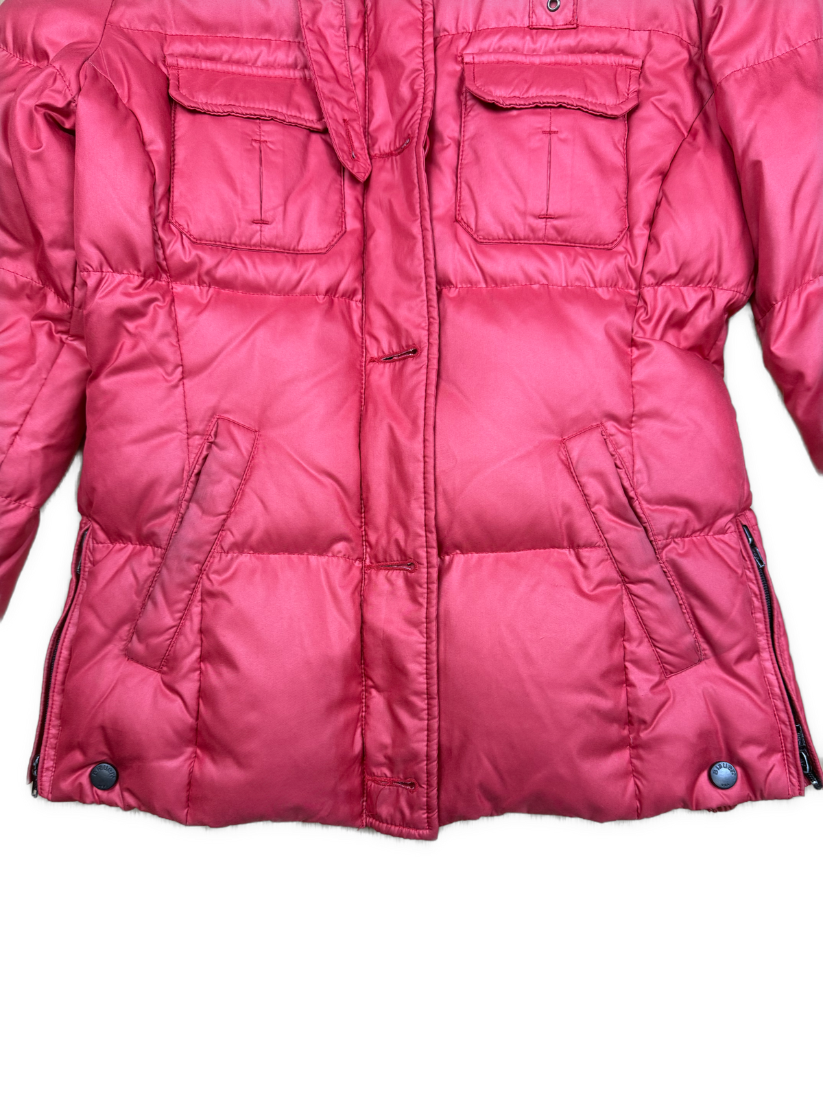 vintage Blauer winterjacket (real fur) {S}