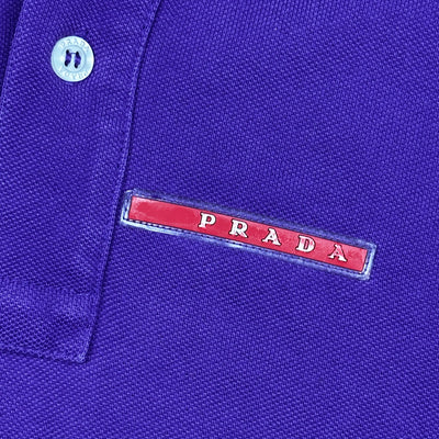 vintage purple Prada polo {L}