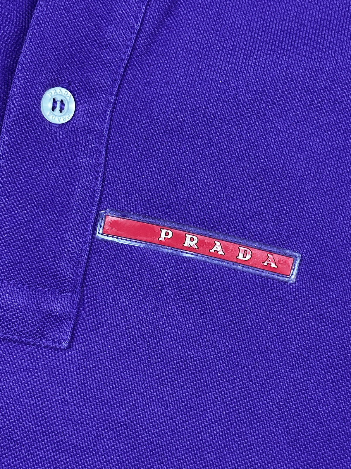 vintage purple Prada polo {L}