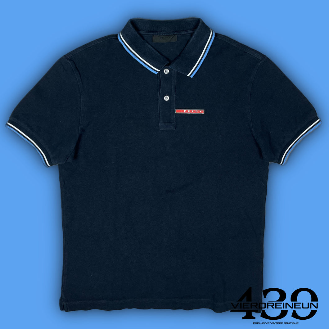 vintage navyblue Prada polo {M}