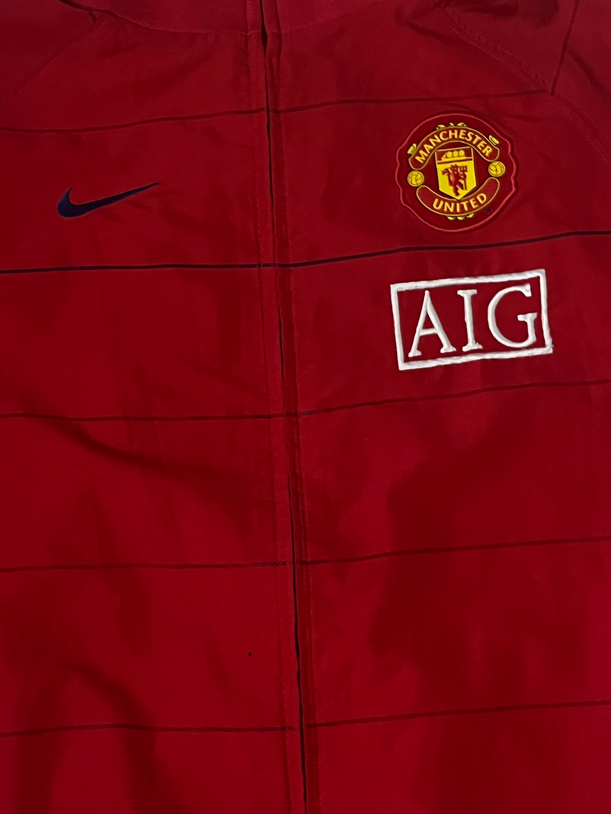 vintage Nike Manchester United windbreaker {S}