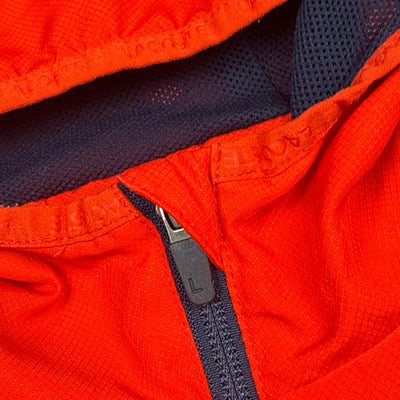 orange Lacoste windbreaker {S}
