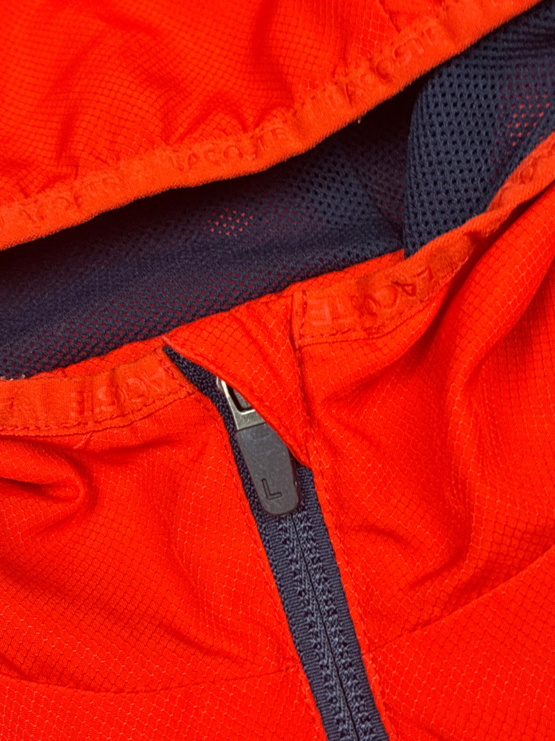 orange Lacoste windbreaker {S}
