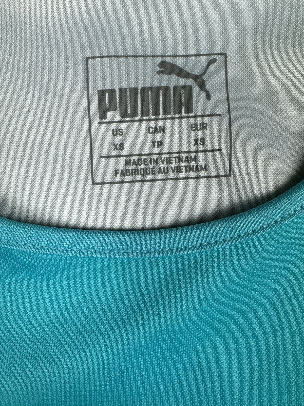 babyblue Puma Olympique Marseille home jersey {XS}