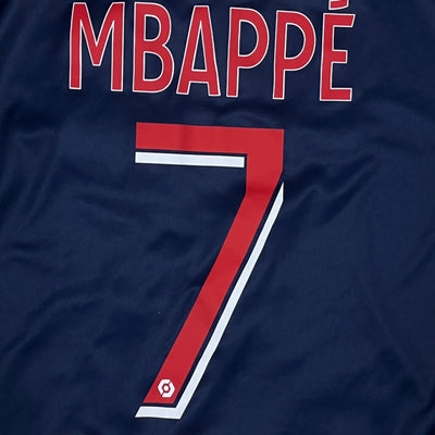 navyblue Nike PSG Paris Saint Germain MBAPPE7 home jersey {S}