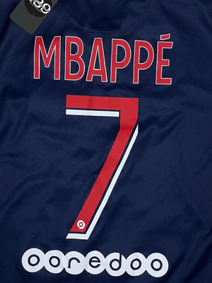 navyblue Nike PSG Paris Saint Germain MBAPPE7 home jersey {S}