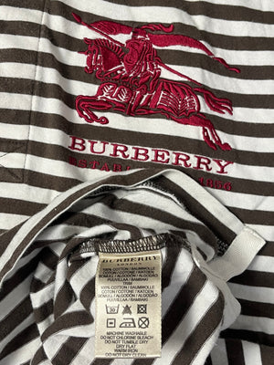 vintage Burberry longsleeve polo {M}