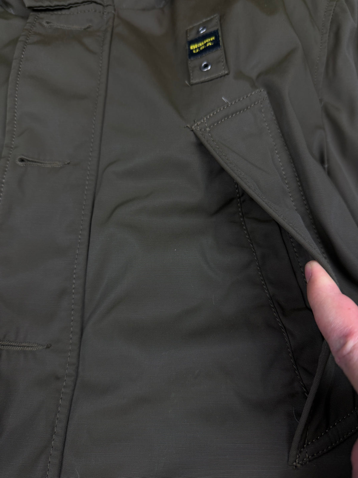 vintage Blauer winterjacket {L}