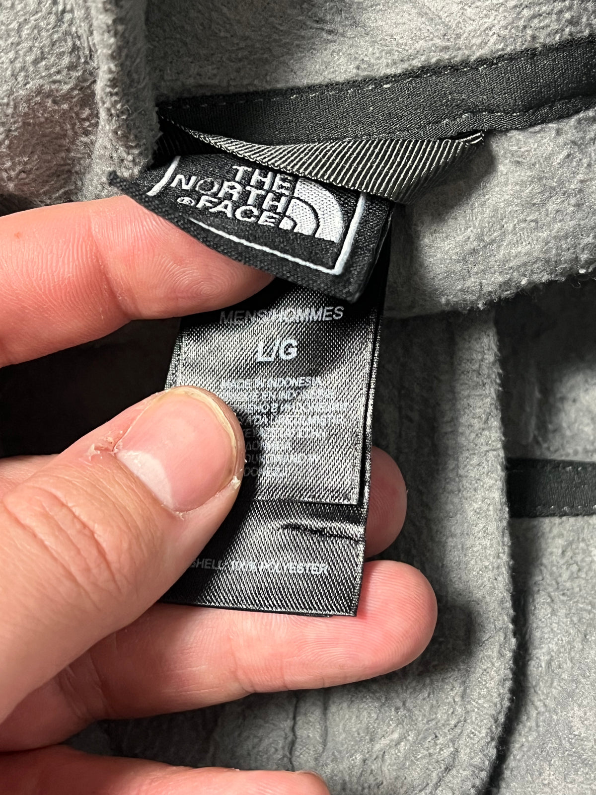vintage North Face fleecejacket {L}