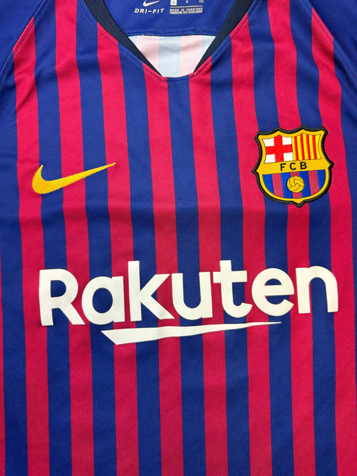 vintage Nike Fc Barcelona DEMBELE10 home jersey {S}