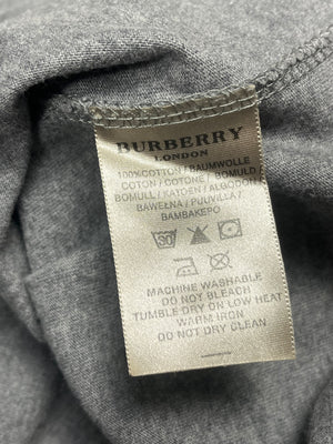 vintage Burberry polo long {L}