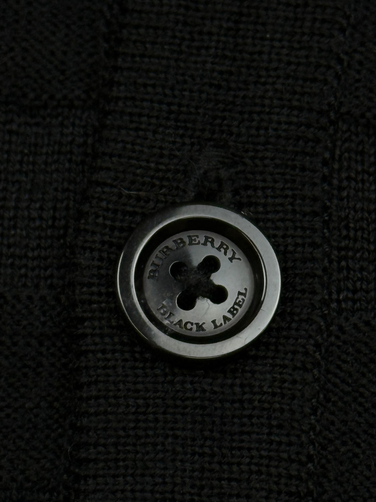 vintage Burberry Black Label cardigan {S}