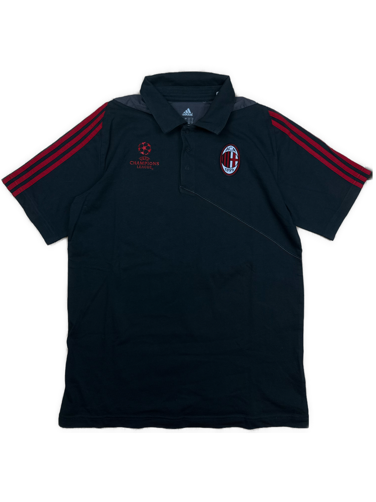 vintage Adidas Ac Milan polo {L}