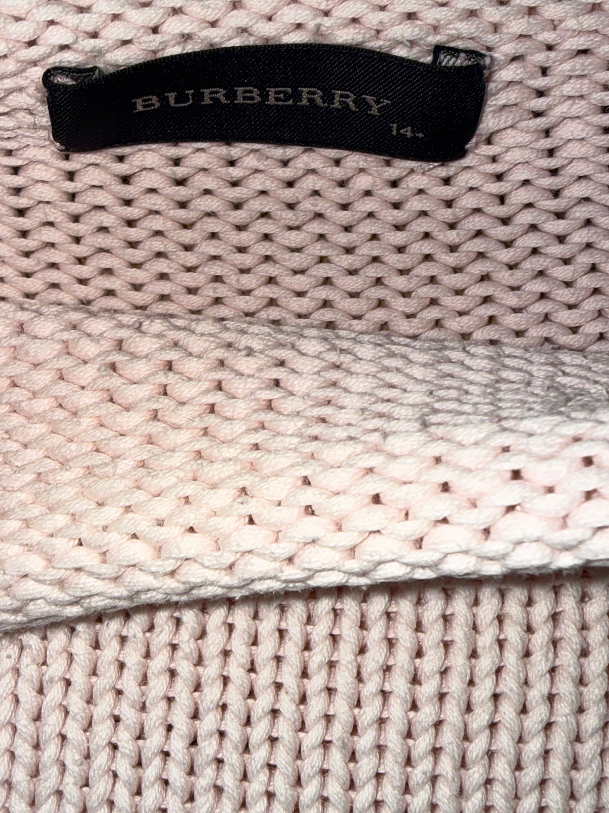 vintage Burberry knittedsweater {S}