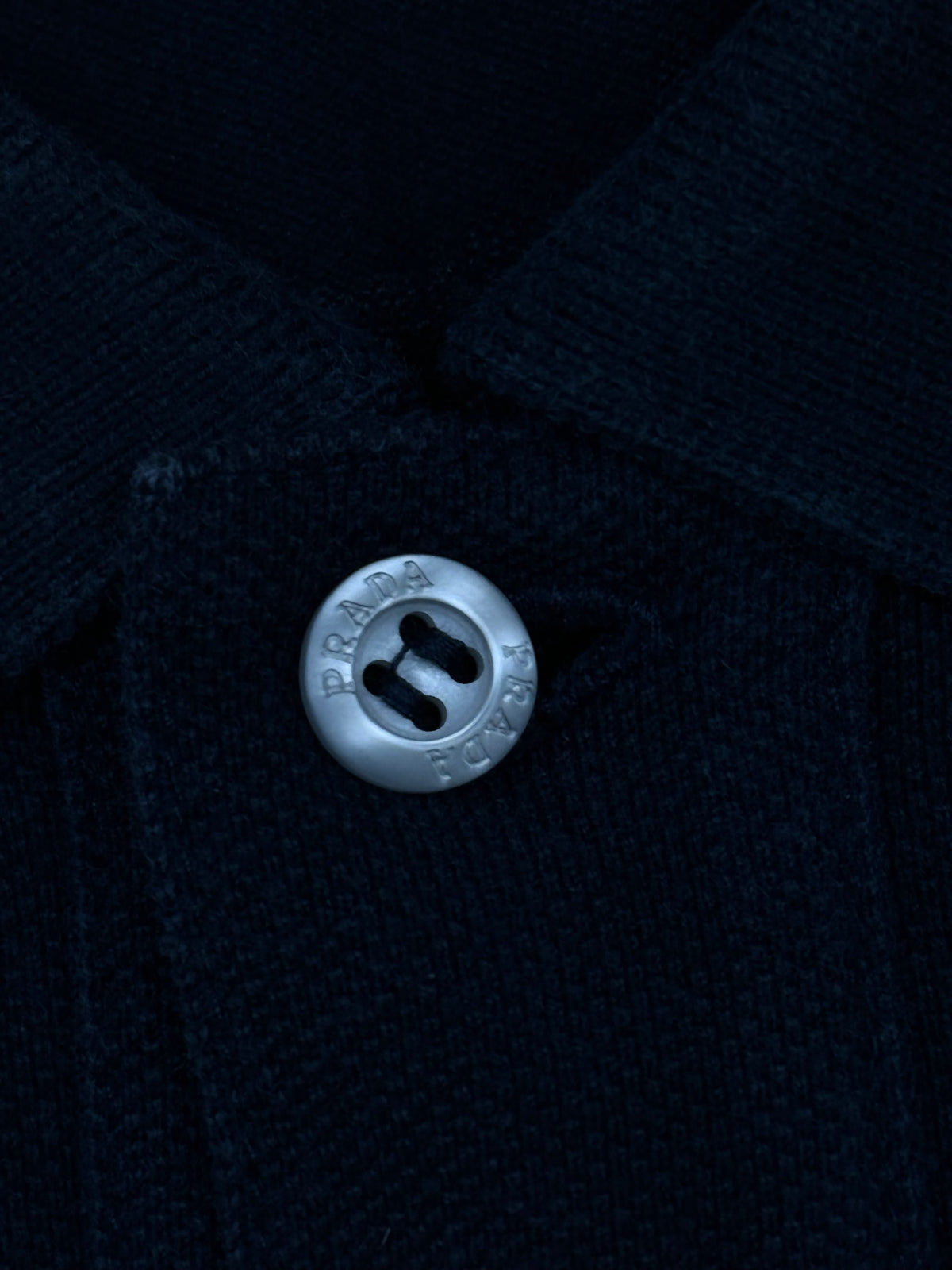 navyblue Prada polo {S}
