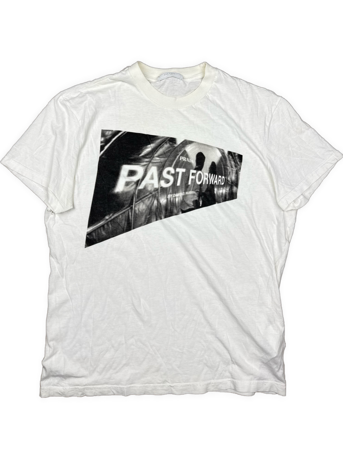 white Prada t-shirt