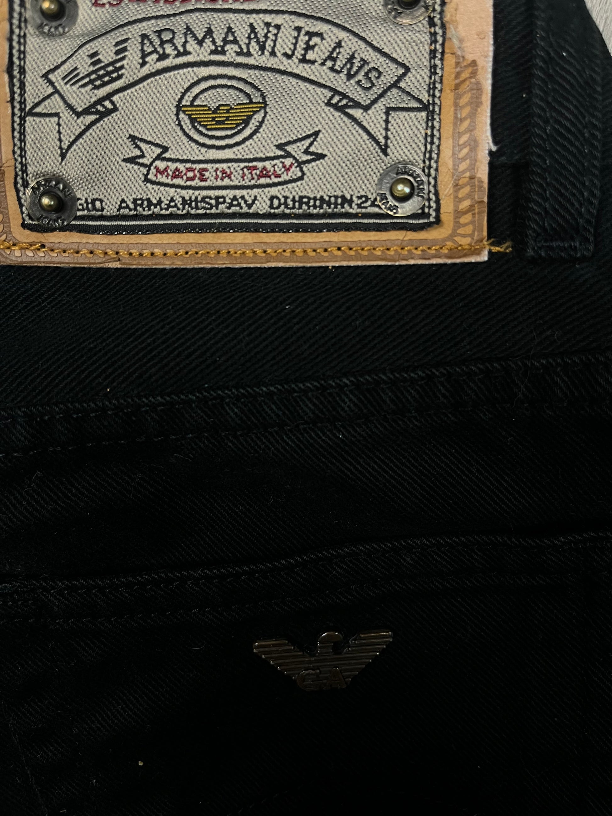 vintage Armani jeans {XS}