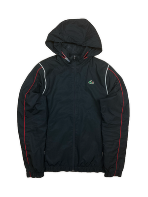 black Lacoste windbreaker {XS}